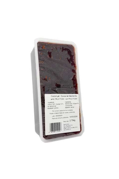 Membrillo con Fructosa Nat 2,75kg