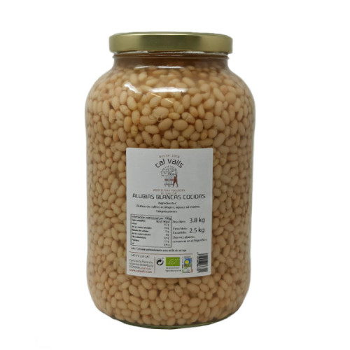 Cooked White Beans Eco 3.8kg