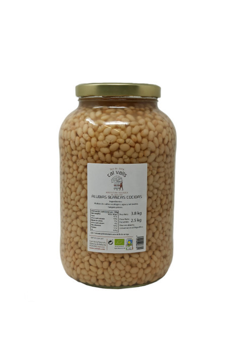 Cooked White Beans Eco 3.8kg