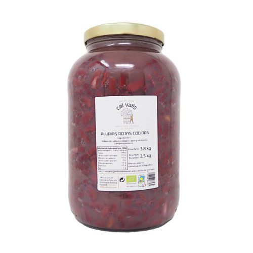 Cooked Red Beans Eco 3.8kg