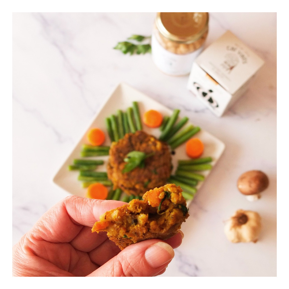 HAMBURGUESAS DE ALUBIAS BLANCAS