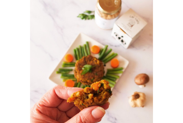 HAMBURGUESAS DE ALUBIAS BLANCAS